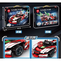 MINGDI LEIBAO 8717 XE THỂ THAO KẾ HOẠCH TƯƠNG LAI bộ đồ chơi xếp lắp ráp ghép mô hình Technic Kỹ Thuật Công Nghệ Cao Mô Hình Phương Tiện 341 khối