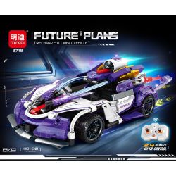 MINGDI LEIBAO 8718 XE THỂ THAO KẾ HOẠCH TƯƠNG LAI bộ đồ chơi xếp lắp ráp ghép mô hình Technic Kỹ Thuật Công Nghệ Cao Mô Hình Phương Tiện 313 khối