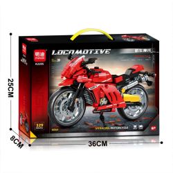 MINGDI LEIBAO K2205 2205 XE MÁY ĐẦU V4 250CC BẮT CHƯỚC bộ đồ chơi xếp lắp ráp ghép mô hình Technic Kỹ Thuật Công Nghệ Cao Mô Hình Phương Tiện 329 khối