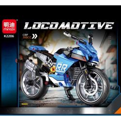 MINGDI LEIBAO K2206 2206 XE MÁY ĐẦU CRF 300CC 4500RR ĐUA bộ đồ chơi xếp lắp ráp ghép mô hình Technic Kỹ Thuật Công Nghệ Cao Mô Hình Phương Tiện 341 khối