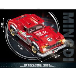 MINGDI LEIBAO K3205 3205 ĐUA XE bộ đồ chơi xếp lắp ráp ghép mô hình Racers Đua Tốc Độ 323 khối