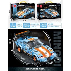 MINGDI LEIBAO K3206 3206 ĐUA XE bộ đồ chơi xếp lắp ráp ghép mô hình Racers Đua Tốc Độ 333 khối
