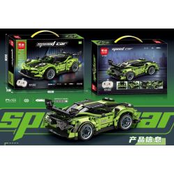 MINGDI LEIBAO 8739 ĐUA XE bộ đồ chơi xếp lắp ráp ghép mô hình Technic Kỹ Thuật Công Nghệ Cao Mô Hình Phương Tiện 369 khối