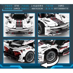 MINGDI LEIBAO 8740 ĐUA XE bộ đồ chơi xếp lắp ráp ghép mô hình Technic Kỹ Thuật Công Nghệ Cao Mô Hình Phương Tiện 310 khối