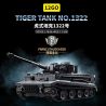 12GO 97012 97015 TIGER TANK S04 SỐ 1322 1:28 bộ đồ chơi xếp lắp ráp ghép mô hình Military Army Quân Sự Bộ Đội 1628 khối