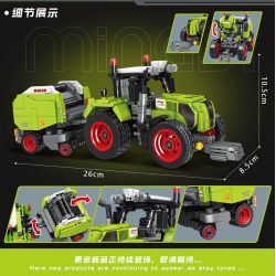 MINGDI LEIBAO K3162 3162 MÁY KÉO CỎ DẠI bộ đồ chơi xếp lắp ráp ghép mô hình City Thành Phố 794 khối