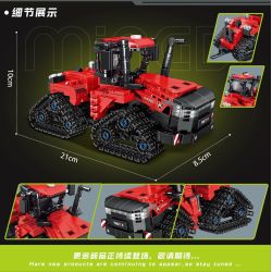 MINGDI LEIBAO K3163 3163 MÁY KÉO BÒ bộ đồ chơi xếp lắp ráp ghép mô hình City Thành Phố 767 khối