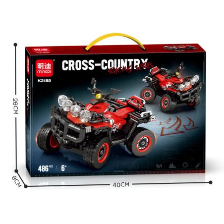 MINGDI LEIBAO K2185 2185 XE VUNG MỌI ĐỊA HÌNH bộ đồ chơi xếp lắp ráp ghép mô hình Technic Kỹ Thuật Công Nghệ Cao Mô Hình Phương Tiện 486 khối