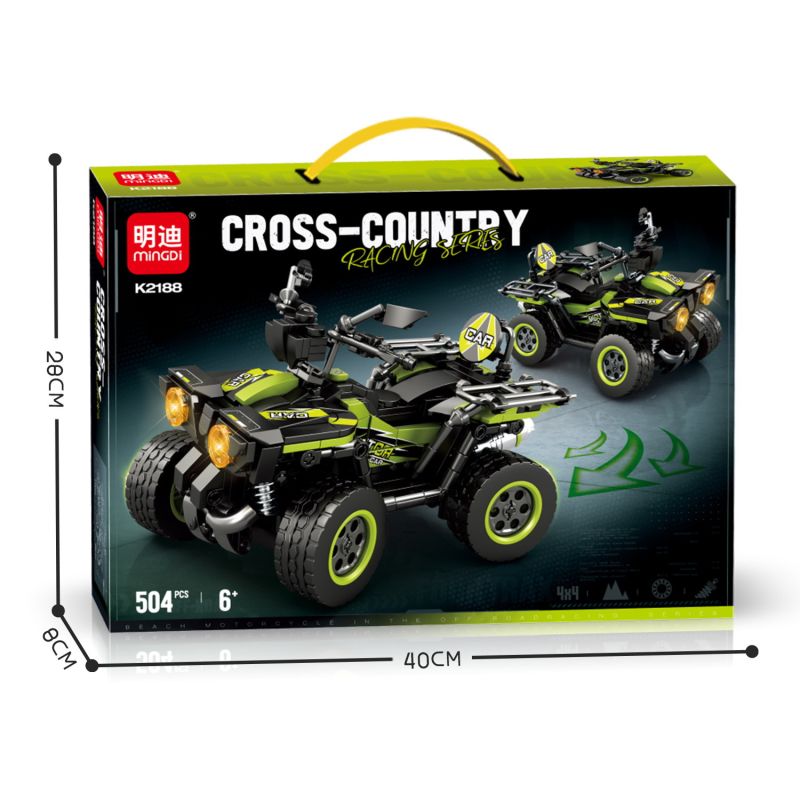 MINGDI LEIBAO K2188 2188 XE VUNG MỌI ĐỊA HÌNH bộ đồ chơi xếp lắp ráp ghép mô hình Technic Kỹ Thuật Công Nghệ Cao Mô Hình Phương Tiện 504 khối