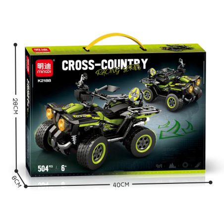 MINGDI LEIBAO K2188 2188 XE VUNG MỌI ĐỊA HÌNH bộ đồ chơi xếp lắp ráp ghép mô hình Technic Kỹ Thuật Công Nghệ Cao Mô Hình Phương Tiện 504 khối