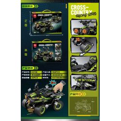 MINGDI LEIBAO K2188 2188 XE VUNG MỌI ĐỊA HÌNH bộ đồ chơi xếp lắp ráp ghép mô hình Technic Kỹ Thuật Công Nghệ Cao Mô Hình Phương Tiện 504 khối