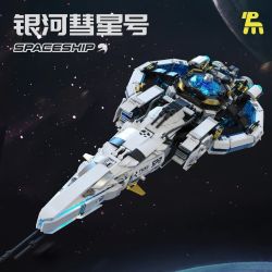 TAKUGI T5016 5016 SAO CHỔI CỦA THIÊN HÀ bộ đồ chơi xếp lắp ráp ghép mô hình SPACE EXPLANATION GALAXY COMET SPACESHIP