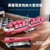 JIESTAR JJ9217 9217 TÀU CHỞ HÀNG MÀU HỒNG MỘT CON CONTAINER bộ đồ chơi xếp lắp ráp ghép mô hình City FREIGHTER CONTAINER SHIP Thành Phố 1446 khối