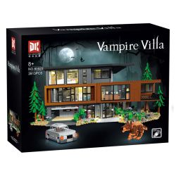 DK 80023 BIỆT THỰ MA CÀ RỒNG HAWK bộ đồ chơi xếp lắp ráp ghép mô hình Creator Sáng Tạo 2813 khối