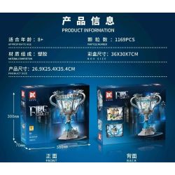 DK 80028 CỐC NGỌN LỬA bộ đồ chơi xếp lắp ráp ghép mô hình Harry Potter Chú Bé Phù Thủy 1169 khối
