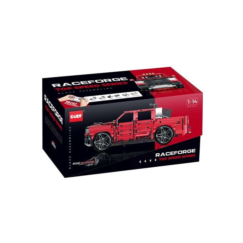 GULY 10633 DODGE TYRANNOSAURUS PICKUP DRIFT STUNT CAR 1:14 tỷ lệ 1:14 bộ đồ chơi xếp lắp ráp ghép mô hình Technic DODGE RAM 1500 TRX Kỹ Thuật Công Nghệ Cao Mô Hình Phương Tiện 1349 khối