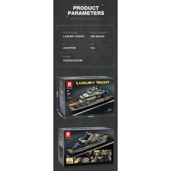 REOBRIX 66103 DU THUYỀN SANG TRỌNG bộ đồ chơi xếp lắp ráp ghép mô hình Creator LUXURY YACHT Sáng Tạo 4421 khối