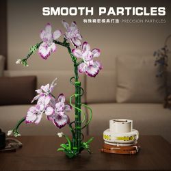 BEAUTY AND 13114 WEN XINLAN bộ đồ chơi xếp lắp ráp ghép mô hình Creator CYMBIDIUM Sáng Tạo 696 khối