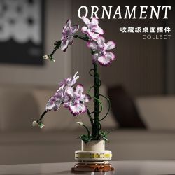 BEAUTY AND 13114 WEN XINLAN bộ đồ chơi xếp lắp ráp ghép mô hình Creator CYMBIDIUM Sáng Tạo 696 khối
