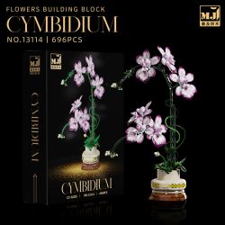 BEAUTY AND 13114 WEN XINLAN bộ đồ chơi xếp lắp ráp ghép mô hình Creator CYMBIDIUM Sáng Tạo 696 khối
