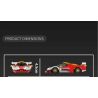 MouldKing 27089 Mould King 27089 MCLAREN F1 GTR DÀI bộ đồ chơi xếp lắp ráp ghép mô hình Speed Champions Racing Cars GTR LONGTAIL Đua Xe Công Thức 385 khối