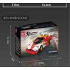 MouldKing 27089 Mould King 27089 MCLAREN F1 GTR DÀI bộ đồ chơi xếp lắp ráp ghép mô hình Speed Champions Racing Cars GTR LONGTAIL Đua Xe Công Thức 385 khối