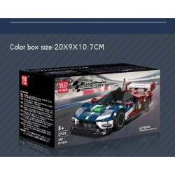 MouldKing 27103 Mould King 27103 LE MANS CHAMPION 2016 FORD GT RACING XE bộ đồ chơi xếp lắp ráp ghép mô hình Speed Champions Racing Cars GT2016 LEMANS ENDURANCE RACING CAR Đua Xe Công Thức 347 khối