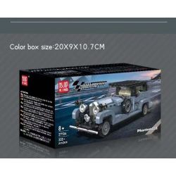 MouldKing 27104 Mould King 27104 CHIẾC XE CỔ ĐIỂN ROLLS-ROYCE PHANTOM III bộ đồ chơi xếp lắp ráp ghép mô hình Speed Champions Racing Cars ROLLS ROYCE PHANTOM III MULLINER Đua Xe Công Thức 347 khối