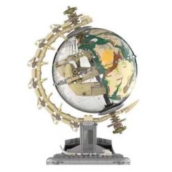 F5 I0003 0003 KHỦNG LONG THỜI ĐẠI bộ đồ chơi xếp lắp ráp ghép mô hình DINOSAUR EAR GLOBE