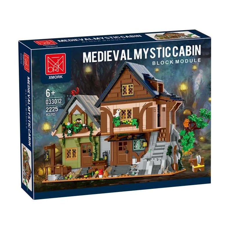 MorkModel 033012 Mork Model 033012 NGÔI NHÀ BÍ MẬT THỜI TRUNG CỔ bộ đồ chơi xếp lắp ráp ghép mô hình Medieval Castle MEDIEVAL MYSTIC CABIN Chiến Tranh Trung Cổ 2225 khối