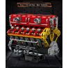 REOBRIX 33017 ĐỘNG CƠ V12 bộ đồ chơi xếp lắp ráp ghép mô hình Technic V12 ENGINE Kỹ Thuật Công Nghệ Cao Mô Hình Phương Tiện 4719 khối