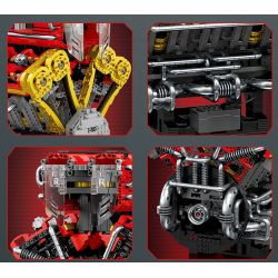 REOBRIX 33017 ĐỘNG CƠ V12 bộ đồ chơi xếp lắp ráp ghép mô hình Technic V12 ENGINE Kỹ Thuật Công Nghệ Cao Mô Hình Phương Tiện 4719 khối