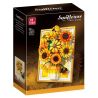 JIESTAR JJ9233 9233 KHUNG HƯỚNG DƯƠNG bộ đồ chơi xếp lắp ráp ghép mô hình Art SUNFLOWER PHOTO FRAME 1011 khối