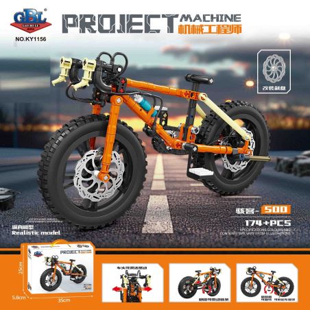 Kazi KY1156 1156 TIN TẶC 500 XE ĐẠP LEO NÚI bộ đồ chơi xếp lắp ráp ghép mô hình Technic Kỹ Thuật Công Nghệ Cao Mô Hình Phương Tiện 174 khối