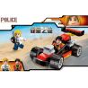 Enlighten 1904 Qman 1904 non  CẢNH SÁT BÁO ĐỘNG XE ĐUA ẨU bộ đồ chơi xếp lắp ráp ghép mô hình Police POLICE BATTLE FORCE THE SINNER 95 khối