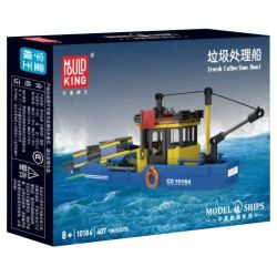 MouldKing 10184 Mould King 10184 THUYỀN XỬ LÝ RÁC bộ đồ chơi xếp lắp ráp ghép mô hình City Thành Phố 407 khối