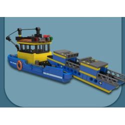 MouldKing 10184 Mould King 10184 THUYỀN XỬ LÝ RÁC bộ đồ chơi xếp lắp ráp ghép mô hình City Thành Phố 407 khối