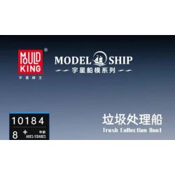 MouldKing 10184 Mould King 10184 THUYỀN XỬ LÝ RÁC bộ đồ chơi xếp lắp ráp ghép mô hình City Thành Phố 407 khối