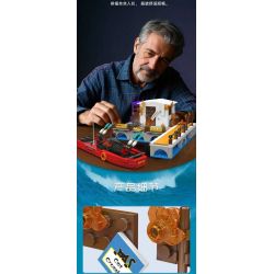 MouldKing 10144 Mould King 10144 HOẠT ĐỘNG CỨU HỘ MÈO LỬA bộ đồ chơi xếp lắp ráp ghép mô hình City FIRE AT THE DOCK & TRAPPED KITTEN RESCUE Thành Phố 588 khối