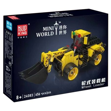 MouldKing 24083 Mould King 24083 TRÌNH TẢI BÁNH XE bộ đồ chơi xếp lắp ráp ghép mô hình City WHEEL LOADER Thành Phố 456 khối