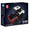 MouldKing 24084 Mould King 24084 CON LĂN bộ đồ chơi xếp lắp ráp ghép mô hình City ROAD ROLLER Thành Phố 462 khối