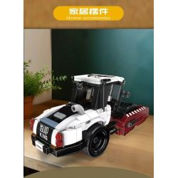 MouldKing 24084 Mould King 24084 CON LĂN bộ đồ chơi xếp lắp ráp ghép mô hình City ROAD ROLLER Thành Phố 462 khối