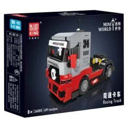 MouldKing 24085 Mould King 24085 XE TẢI ĐUA bộ đồ chơi xếp lắp ráp ghép mô hình City RACING TRUCK Thành Phố 491 khối