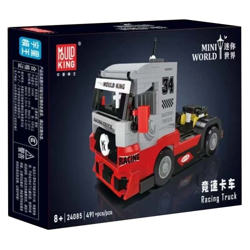 MouldKing 24085 Mould King 24085 XE TẢI ĐUA bộ đồ chơi xếp lắp ráp ghép mô hình City RACING TRUCK Thành Phố 491 khối