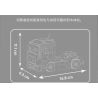 MouldKing 24085 Mould King 24085 XE TẢI ĐUA bộ đồ chơi xếp lắp ráp ghép mô hình City RACING TRUCK Thành Phố 491 khối