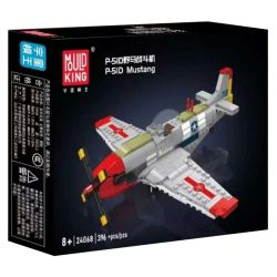 MouldKing 24068 Mould King 24068 MÁY BAY CHIẾN ĐẤU P-51D MUSTANG bộ đồ chơi xếp lắp ráp ghép mô hình City P-51D MUSTANG FIGHTER Thành Phố 396 khối