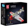 MouldKing 24068 Mould King 24068 MÁY BAY CHIẾN ĐẤU P-51D MUSTANG bộ đồ chơi xếp lắp ráp ghép mô hình City P-51D MUSTANG FIGHTER Thành Phố 396 khối