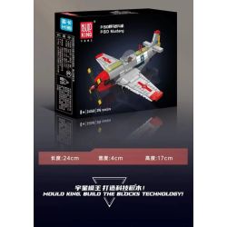 MouldKing 24068 Mould King 24068 MÁY BAY CHIẾN ĐẤU P-51D MUSTANG bộ đồ chơi xếp lắp ráp ghép mô hình City P-51D MUSTANG FIGHTER Thành Phố 396 khối