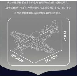 MouldKing 24068 Mould King 24068 MÁY BAY CHIẾN ĐẤU P-51D MUSTANG bộ đồ chơi xếp lắp ráp ghép mô hình City P-51D MUSTANG FIGHTER Thành Phố 396 khối