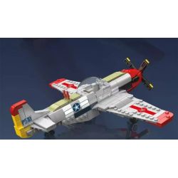 MouldKing 24068 Mould King 24068 MÁY BAY CHIẾN ĐẤU P-51D MUSTANG bộ đồ chơi xếp lắp ráp ghép mô hình City P-51D MUSTANG FIGHTER Thành Phố 396 khối